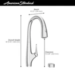 American Standard 4902330 Saybrook Single-handle Pull-down Dual. Fixed Price $365.00.
