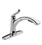 Delta Linden Single-handle Pull-out Kitchen Faucet Chrome 4353-DST New. Fixed Price $119.89.