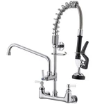 Bwe Wall Mount Commercial Style Kitchen Faucet & Pot Filler Chrome A-94258-C. Fixed Price $102.31.