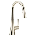 Moen Kurv Polished Nickel Pulldown Kitchen Faucet Featuring Power Boost And. Fixed Price $258.49.
