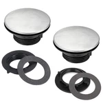 Lixiongbao 2 Pack Sink Tap Faucet Hole Cover Kitchen Plug Brushed Stainl.... Fixed Price $10.01.