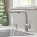Blanco 526375 Linus 1.5-GPM Pull-out Dual Spray Kitchen Faucet Concrete Gray. Fixed Price $225.00.
