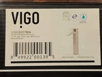 Vigo VG03007BN Duris 1-HANDLE Single Hole Vessel Bathroom Faucet Brushed Nickel. Fixed Price $64.99.