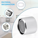 4 Pcs Faucet Aerator, Kitchen Sink Filter With Solid Brass Shell. Fixed Price $13.99.