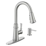 Moen Tullis 87235SRS Pull-down Kitchen Faucet,spot Resist Stainless *new*. Fixed Price $159.99.