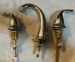 Aqueous 20-B82CY Dual Handle 8IN Arc Lavatory Faucet Polished Chrome. Fixed Price $79.99.