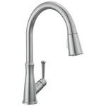 Delta Westville Brushed Nickel Kitchen Faucet With Pull Down Sprayer. Fixed Price $116.50.