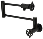 Kingston Brass KS410.CG Fuller Gpm Wall Mounted Hole Pot - Black. Fixed Price $510.22.