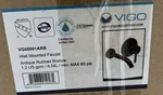 Vigo Wall Mounted Faucet Antique Rubbed Bronze #VG05001ARB. Fixed Price $74.95.