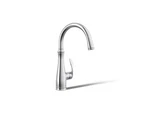 Kohler Bellera 29107-CP Single-handle Bar Sink Faucet Box Dmg. Fixed Price $128.15.