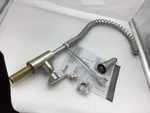 Danze 0455058SS Parma Single Lever Handle Pre-rinse Kitchen Faucet, Stainless. Fixed Price $279.50.