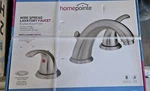 Homepointe Bathroom Faucet Widespread 8 Inch Brushed Nickel. Fixed Price $76.99.