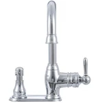 Glacier Bay FS1A0008CP Newbury Single-handle Bar Faucet Chrome With Soap Disp. Fixed Price $74.99.