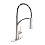 Glacier Bay Brenner Commercial Style Single-handle Pull-down Sprayer Kitchen. Fixed Price $120.39.