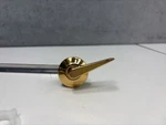 Kohler 9438-AU Pinoir Toilet Flush Trip Lever Handle Polished Gold New. Fixed Price $27.99.