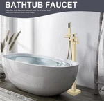 Senlesen Bathroom Filler Faucet Floor Mounted Bathtub Shower Waterfal. Fixed Price $109.99.