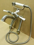 Toto TB784DD-BN Clayton Deck Mount Faucet Brushed Nickel. Fixed Price $600.00.