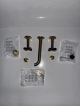 Brizo Odin T65875LF-GLLHP-ECO HX5875-GL Gold Cross Handle Bathroom Faucet. Fixed Price $439.99.