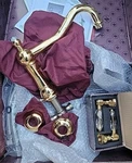 Rohl A1414LCIB Roman Tub Faucet W/ Swarovski Crystal Accent Handles Inca Brass. Fixed Price $525.00.