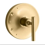 Kohler TS14423-4-2MB Purist Rite-temp Valve Trim With Lever Handle, Faceplate. Fixed Price $348.75.