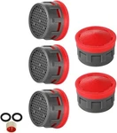 Jqk Faucet Aerator, 2.2 Gpm Flow Retrictor Insert 5 Pack, Red -. Fixed Price $11.75.