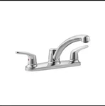 American Standard 7074500.002 Manual, 8" Mount, 3 Hole Low Arc Kitchen Faucet. Fixed Price $49.99.