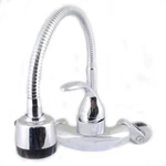 5"-8" H-3 Silver Wall Kitchen Taps Faucet Chrome Mount Sink 2-FUNCTION. Fixed Price $74.97.