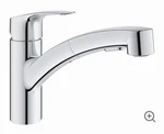 Grohe 30306001 Eurosmart Dual Spray Pull-out Kitchen Faucet 1.75 Gpm Chrome. Fixed Price $160.00.