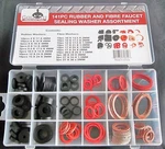 141PC Goliath Industrial Rubber / Fibre Faucet Sealing Washer Assortment RFW141. Fixed Price $15.99.