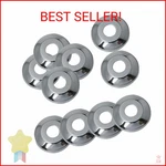 Welwik 10 Pieces Of 1/2 Inch Chrome Plated Stainless Steel Escutcheon Flange Cov. Fixed Price $15.28.