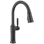 Delta Renaldi Kitchen Faucet With Pull Down Sprayer Matte Black Sink. Fixed Price $178.03.