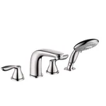Hansgrohe 04171000 Solaris 4-HOLE Roman Tub Set Trim, Chrome. Fixed Price $129.95.