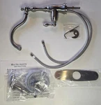 Ultra Single Handle Kitchen Faucet W Sprayer UF11243 Designer Stainless Steel. Fixed Price $99.99.
