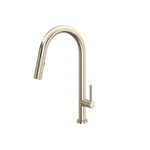 Rohl TE55D1LMSTN Tenerife Pull-down Kitchen Faucet With C-spout Satin Nickel. Fixed Price $1194.00.