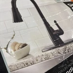 Glacier Bay Mckenna Single-handle Pull-down Sprayer Kitchen Faucet Matte Black. Fixed Price $65.00.