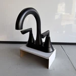 Delta Rinna Centerset Bathroom Faucet 25874LF-BL With Drain Matte Black New. Fixed Price $50.00.