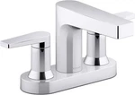 Kohler K-97031-4-CP Bathroom Sink Faucet, Taut Collection, New Polished Chrome. Fixed Price $69.99.