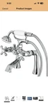 Kingston Brass KS268C Clawfoot Tub Faucet With Hand , Polished Chrome. Fixed Price $130.00.