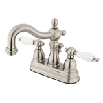 Kingston Brass KS160.PL Heritage 1.2 Gpm Centerset Bathroom - Nickel. Fixed Price $178.72.