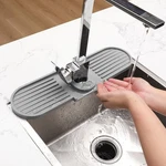 Newitee 19 Inch Faucet For Kitchen Sink Mat, Silicone Splash Guard, 2. Fixed Price $19.99.
