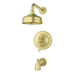 Pfister LG89-8TB Tisbury Tub And Shower Trim Package Gold. Fixed Price $403.61.