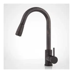 Signature Hardware Finite Pull-down Kitchen Faucet-dark Antique Bronze. Fixed Price $150.00.