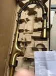 Kohler K-24662-2MB Tempered Semi-professional Kitchen Faucet In Moderne Brass. Fixed Price $399.98.