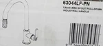 Brizo Litze 63044LF-PN Polished Nickel Arc Spout Pull Down Kitchen Faucet. Fixed Price $799.95.