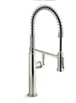 Kohler Edalyn K-28360-SN Pre-rinse Pro Spray Kitchen Faucet Polished Nickel New. Fixed Price $578.00.