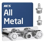 Kes All Metal Rv Exterior Shower Faucet With 18/8 Quick Connectors, 4 Chrome. Fixed Price $70.64.