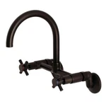 Kingston Brass KS414ORB Concord 8" Adjustable Center Wall Mount Kitchen Faucet. Fixed Price $237.98.
