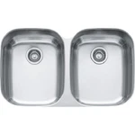 Franke RGX120 Regatta Double Bowl Stainless Steel Kitchen Sink Undermount 35X22. Fixed Price $429.00.