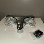 Danco Mobile Home Rv Tub Shower Center-set Faucet, 8 Inch, 2-HANDLE, Chrome With. Fixed Price $35.00.