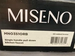 Miseno MNO351ORB Single Handle Pull Down Kitchen Faucet. Fixed Price $129.00.